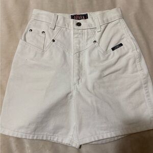 Vintage Ozark White Denim Shorts